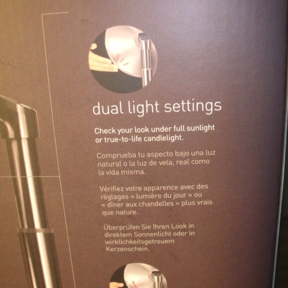 Simplehuman 8” Round Sensor Make-up Mirror 5x Cordless | Stainless Steel ST3052 - Picture 6 of 7